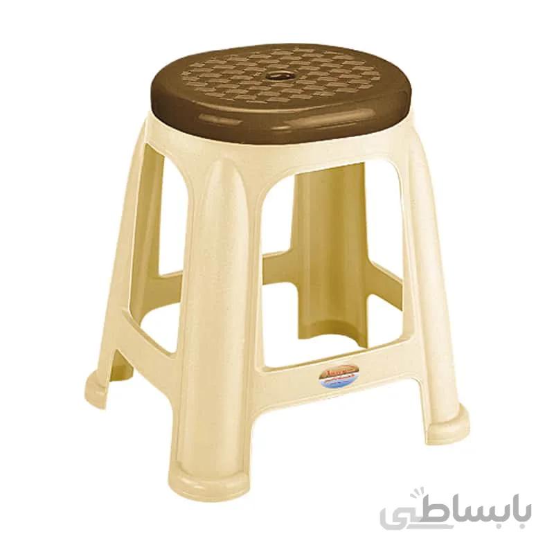 چهارپایه دو رنگ بلند کد 917 ابی