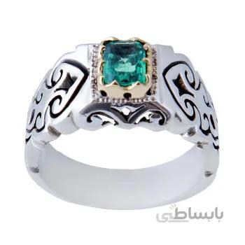 انگشتر نقره مردانه کد AM_628