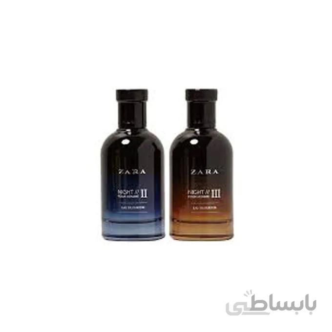 ست عطر و ادکلن مردانه زارا نایت پور هوم 3 2 Zara Night Pour Homme II III For Men ست عطر و ادکلن مردانه زارا نایت پور هوم 3 2 Zara Night Pour Homme II III For Men میلی لیتر 100