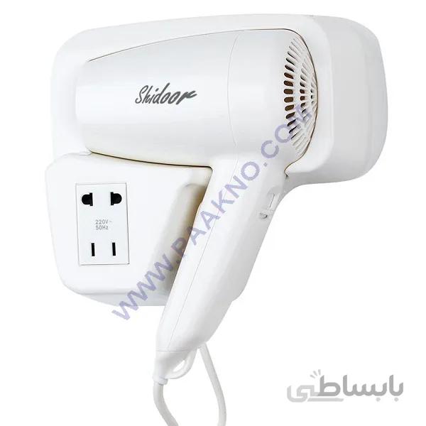 سشوار دیواری سوکت دار Shidoor مدل G28 رنگ سفید