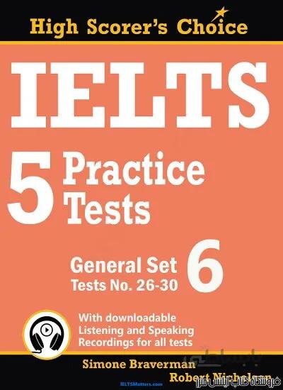 کتاب ielts 5 practice tests. general set 6 tests no. 26 30
