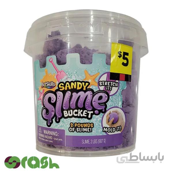 اسلایم شنی سطلی Sandy slime bucket وزن 1 کیلوگرم