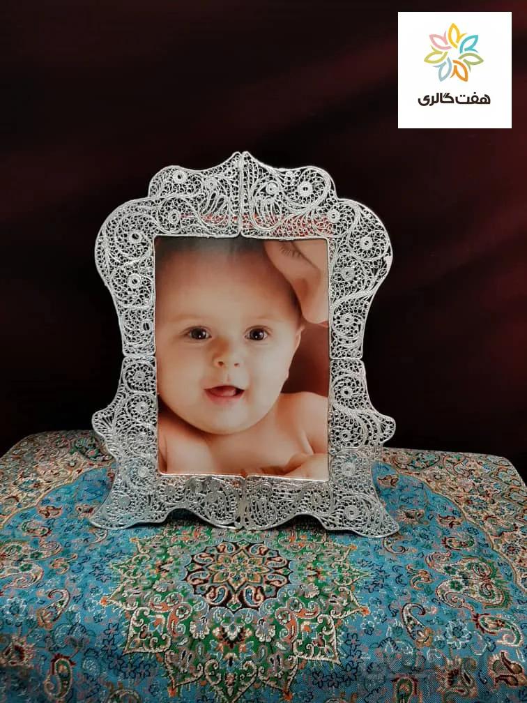قاب عکس مستطیل ملیله کد ۱۰۷۴۸