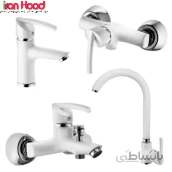 شیرالات البرز روز مدل ستاره سفید ا Alborzrooz white-Setareh taps