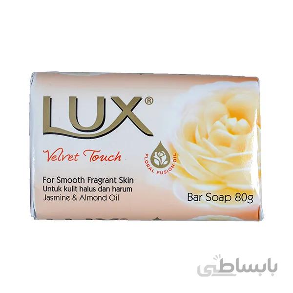 صابون لوکس ۸۰ گرمی وارداتی بارایحه گل یاس LUX Velvet Jasmine