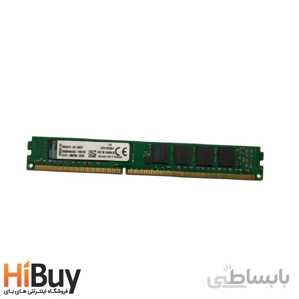 رم کامپیوتر کینگستون مدل 10600 DDR3 1333MHz ظرفیت 4 گیگابایت ا KINGSTON DDR3 1333MHZ 10600 - RAM 4G