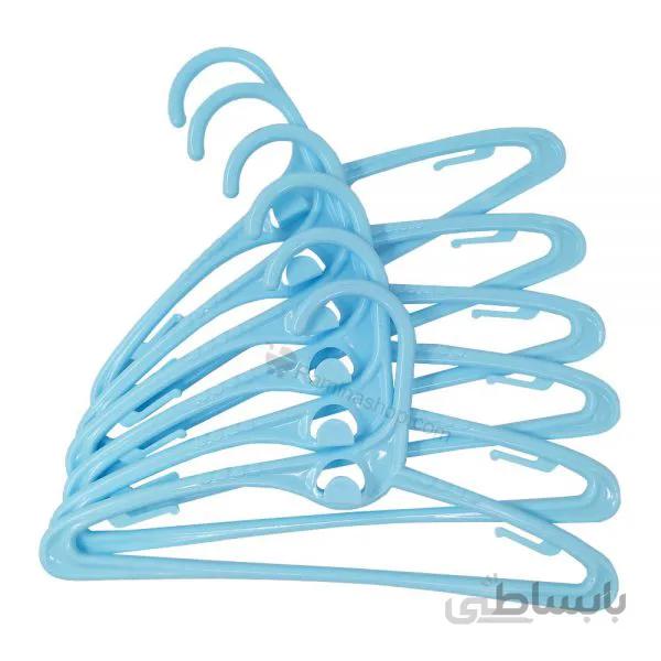 چوب لباسی شش عددی آبی رنگ مادرکر Mothercare
