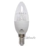 لامپ شمعی شفاف پارمیس مدل LED 8W مهتابی