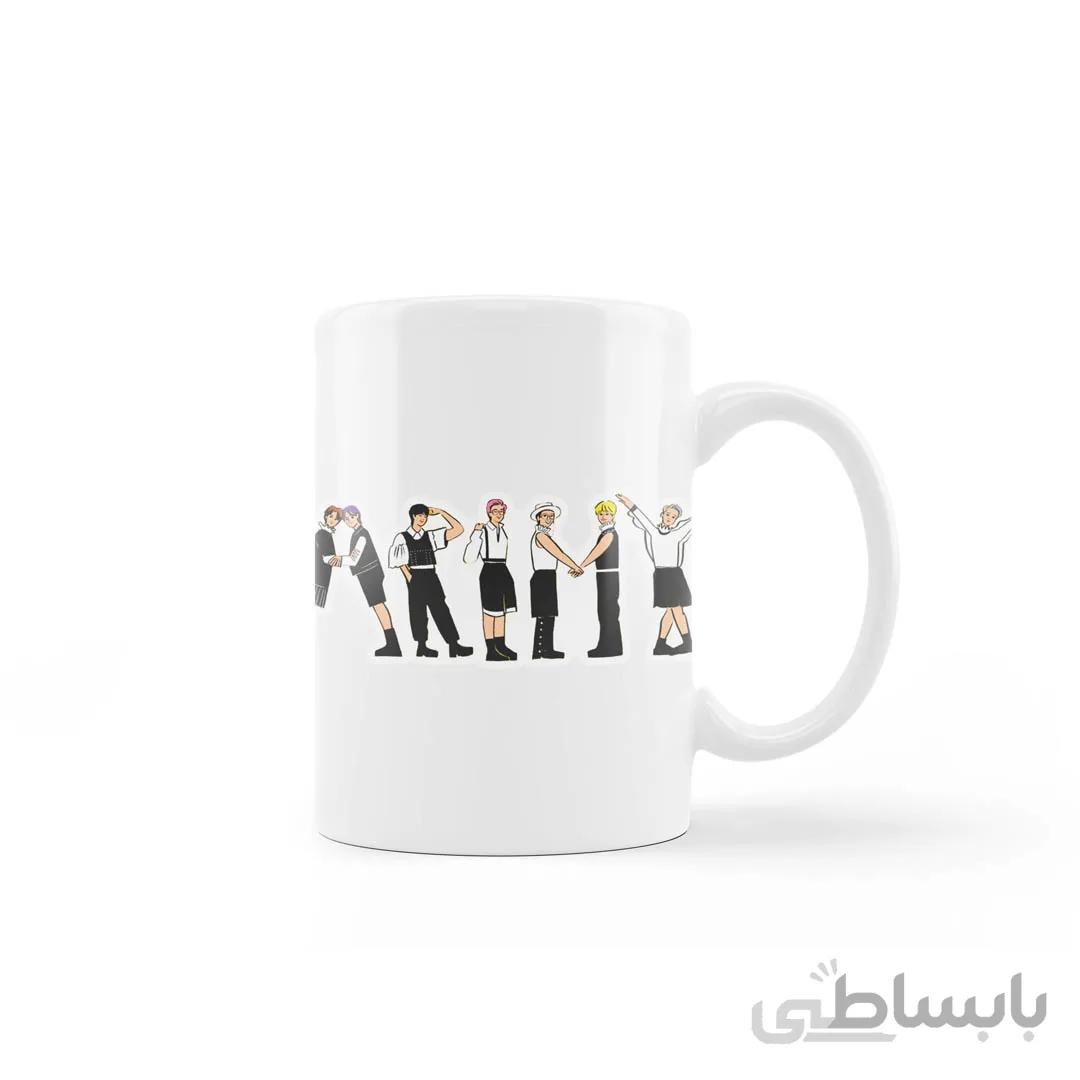 ماگ BTS طرح BT21 کد 2040040
