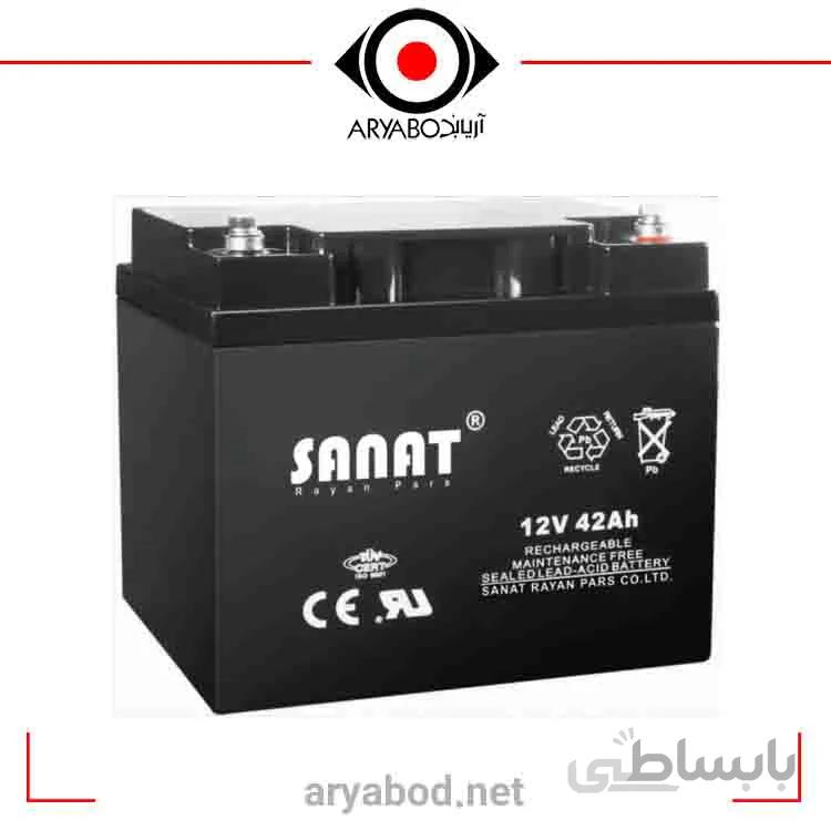 باتری صنعت 12ولت 42آمپر ساعت