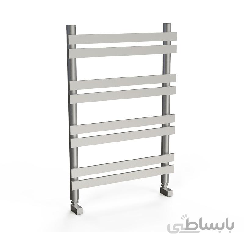 حوله خشک کن استیل الوند کروم مات