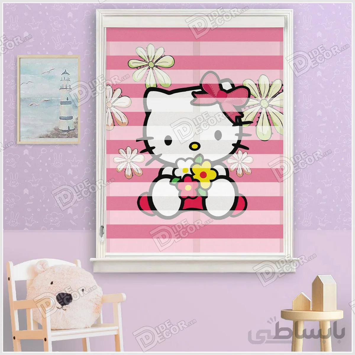 پرده زبرا چاپی کودک کد ZKP-28