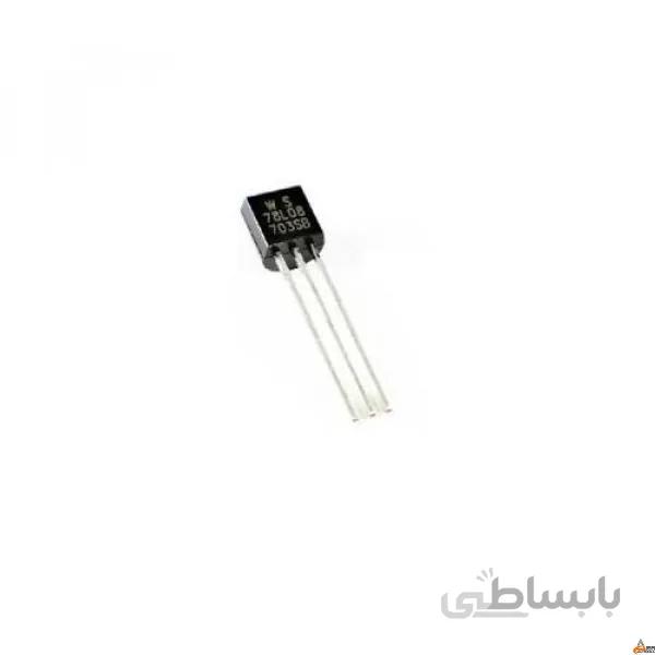 آی‌سی 78L08 تیپ: TO-92 مشخصات: 8 تا 30 ولت/ 100 میلی‌آمپر/ رگلاتور ولتاژ