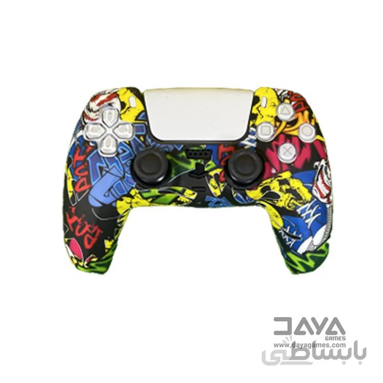 محافظ دسته بازی پلی استیشن 5 طرح فانتزی رنگی ا Color fantasy Playstation 5 Controller Cover