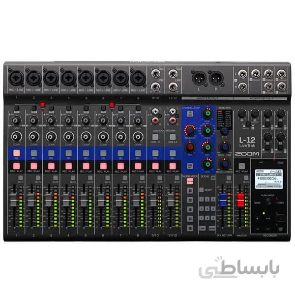 رکوردرومیکسر دیجیتال Zoom LiveTrak L-12 ا Zoom LiveTrak L-12