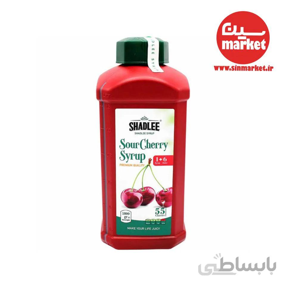 شربت آلبالو 1800 گرمی شادلی