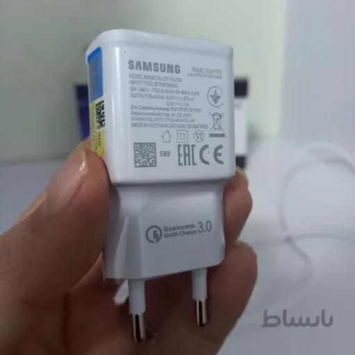 شارژر دیواری سامسونگ مدل EP-TA20EWE همراه با کابل microUSB متصل ا Samsung EP-TA20EWE Wall Charger With MicroUSB With Integral Cable