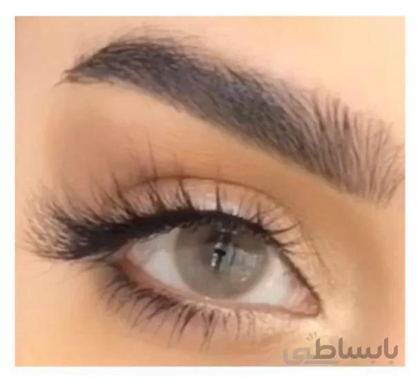 لنز طبی رنگ عسلی خاکی