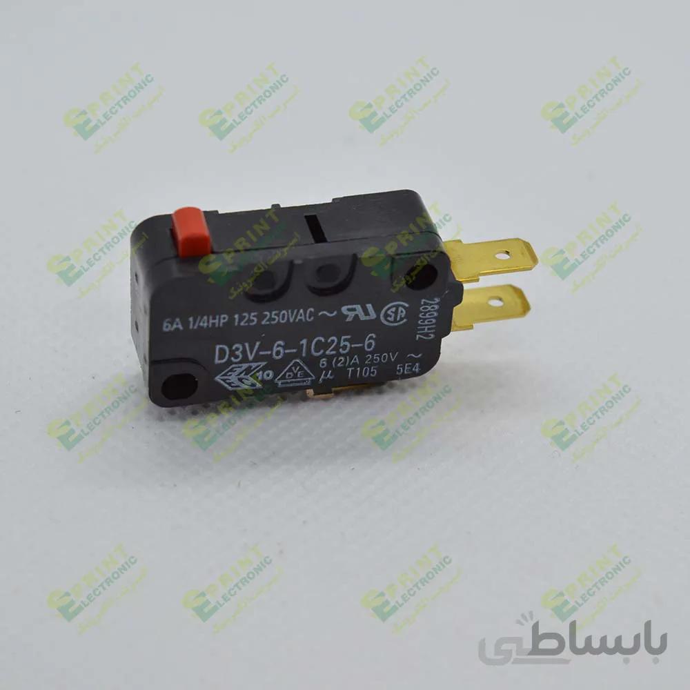 میکروسوییچ بدون اهرم 6 آمپر Omron D3V-6G-1C25