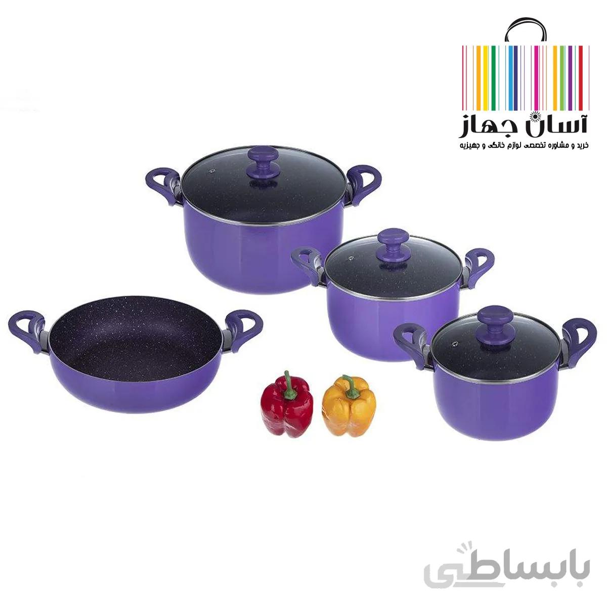 سرویس پخت و پز 7 پارچه عروس مدل Sara-06