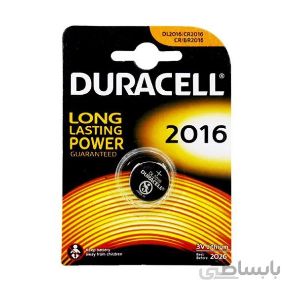 باتری سکه ای DURACELL مدل CR2016 تک پک