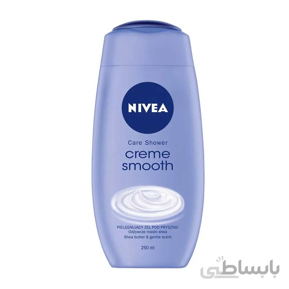 شامپو بدن کرمی nivea مدل rich moisture smooth حجم 250 میلی لیتر ا Nivea creamy body shampoo rich moisture smooth 250ml