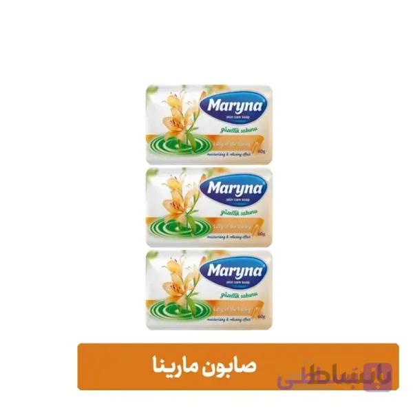 صابون مارینا ۶۰ گرم ۶ عددی – رایحه گل سوسن