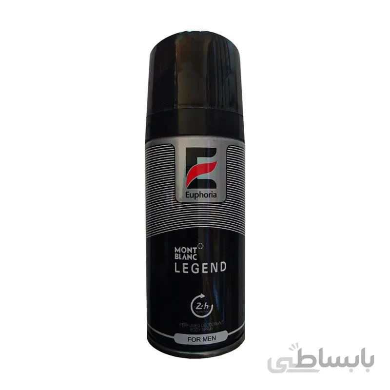 اسپری بدن مردانه ایفوریا مدل mont blanc حجم 150 میلی لیتر