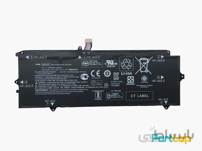 باتری 4 سلولی MG04XL لپ تاپ اچ پی Elite x2 1012 G1
