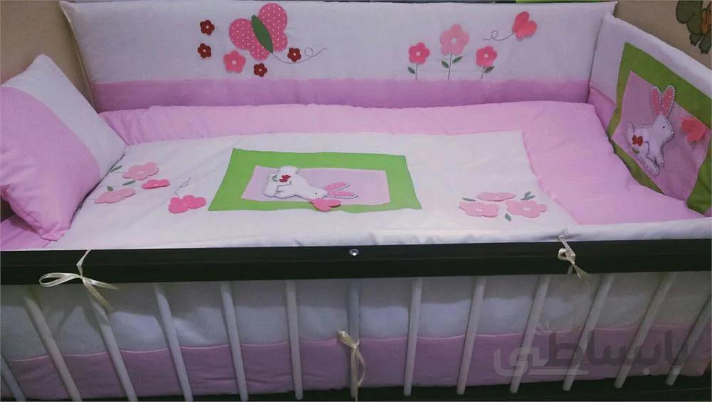 تشک و ضربه گیر نوزاد طرح خرگوش ا Mattresses and bumpers, baby rabbit designs