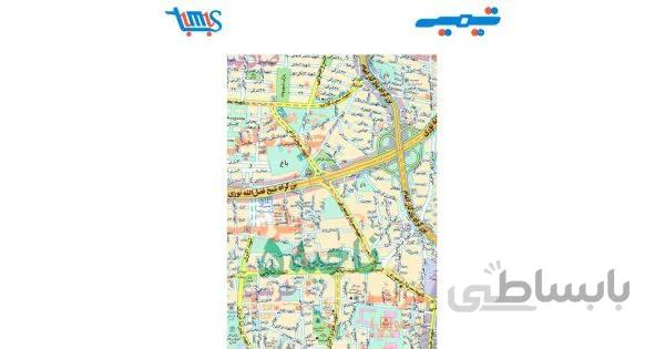 نقشه مناطق شهرداری تهران گیتاشناسی