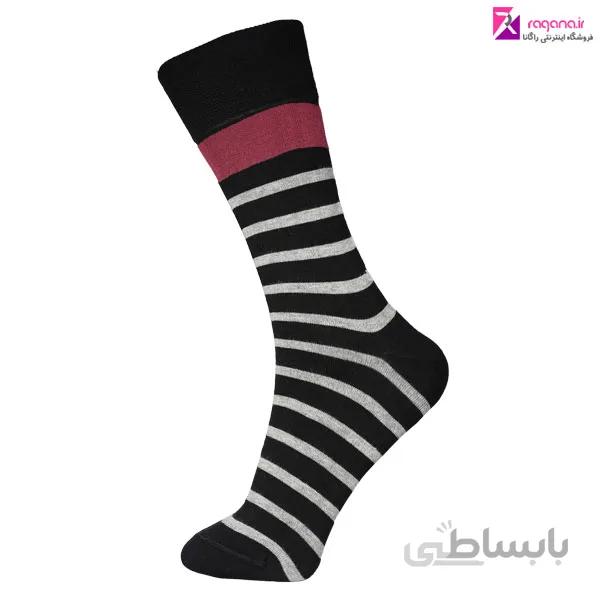 جوراب مردانه mrjoorab طرح راه راه کد R215192