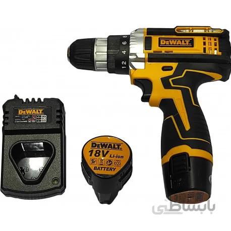 دریل شارژی دیوالت 18 ولت جعبه دار درجه 1 DW.18DRILL