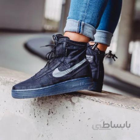 ست نیم بوت نایک ایرفورس وان Nike Air Force af1 shell black
