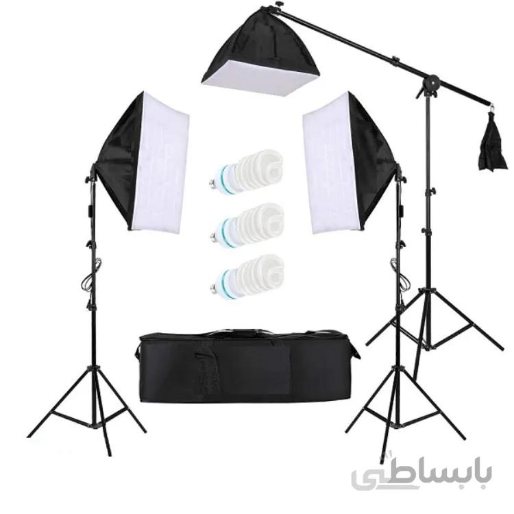 کیت نور ثابت سه تایی مدل Continuous Lighting Kit 3 HEADS