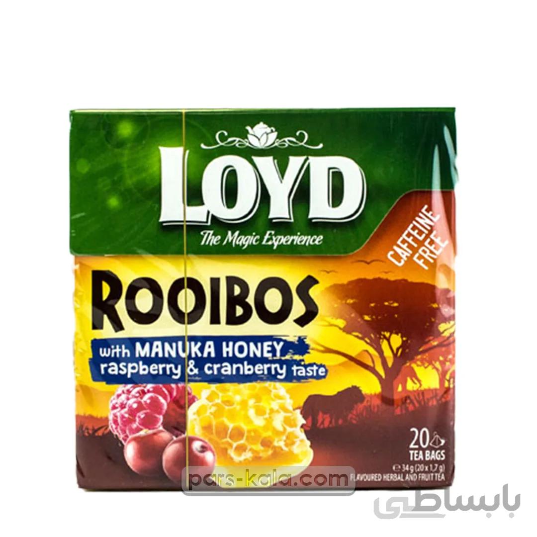 دمنوش رویبوس لوید مدل خالص مقدار 34گرمی Loyd