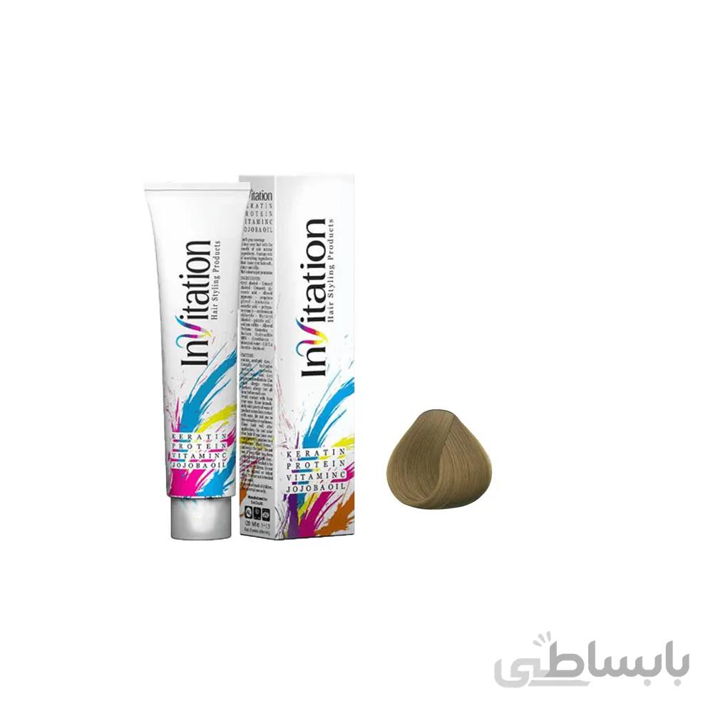 رنگ مو اینویتیشن شماره 8.65 حجم 120 میلی لیتر رنگ بلوند شکلاتی روشن