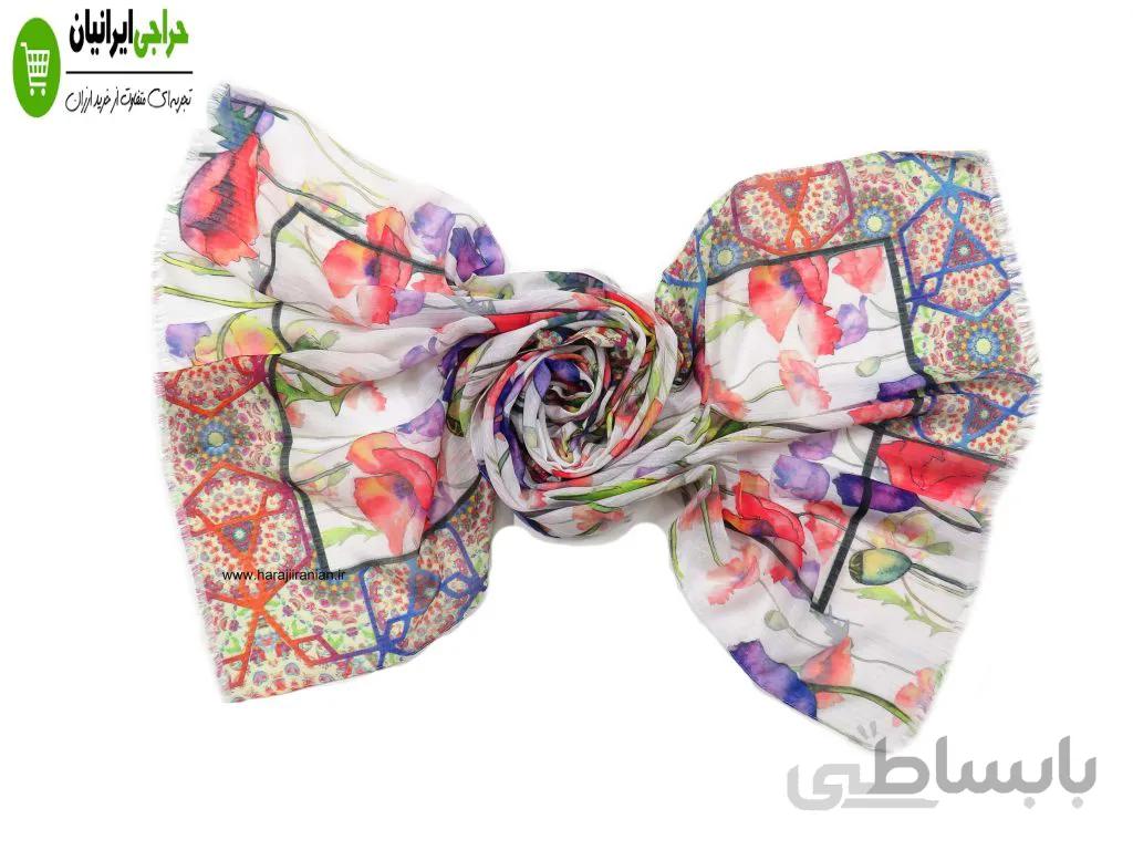 شال نخی لمه دار کد 114