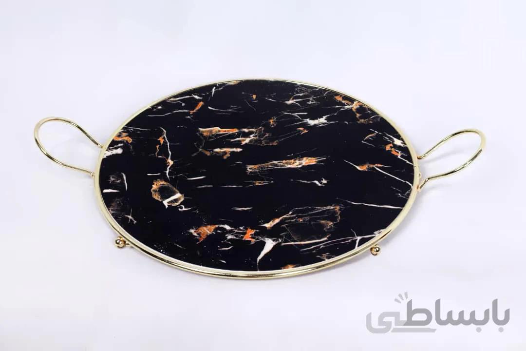 سینی دور طلایی شیک