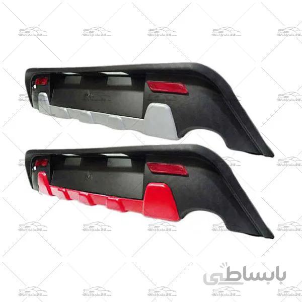 دیفیوزر سپر عقب تیبا 2 طرح دو رنگ