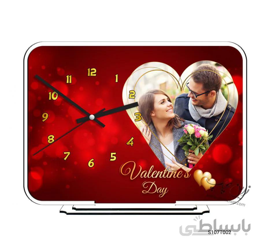 ساعت رومیزی طرح ولنتاین S107T002