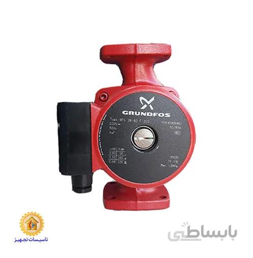پمپ سیرکوله گراندفوس مدل UPS 36-80 ا پمپ سیرکوله گراندفوس مدل UPS 36-80