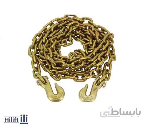 زنجیر قلاب کج طلایی چینی 3 متری