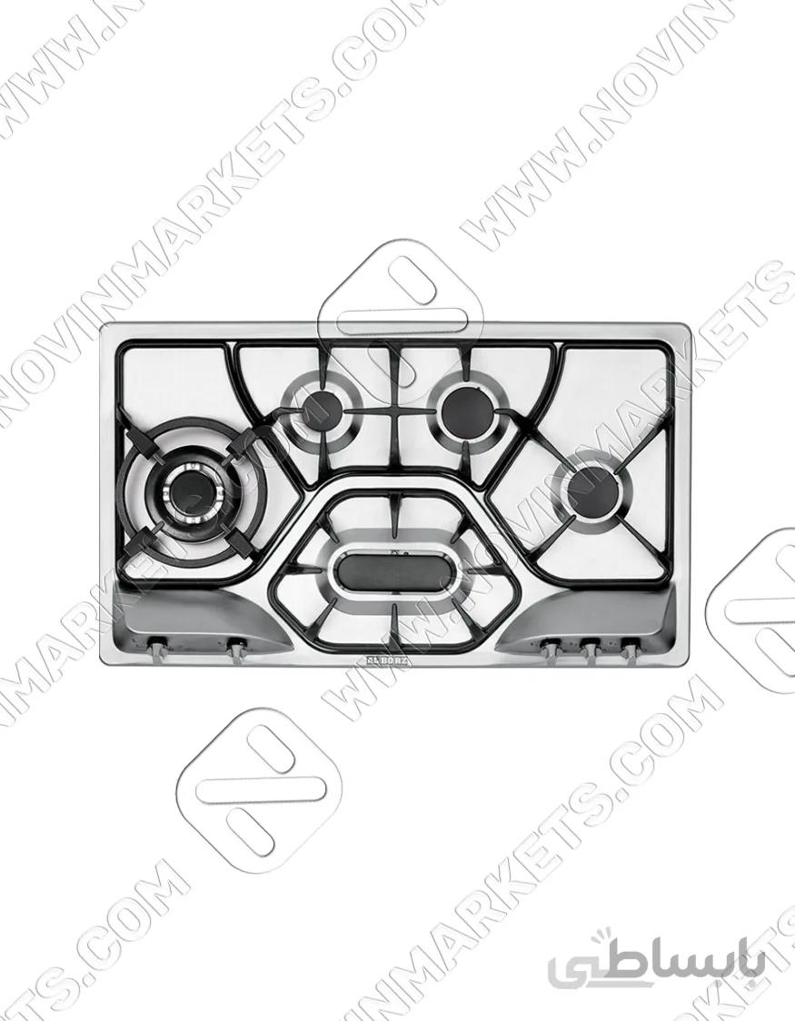 اجاق گاز صفحه ای استیل البرز مدل S - 5908 ا STEEL ALBORZ