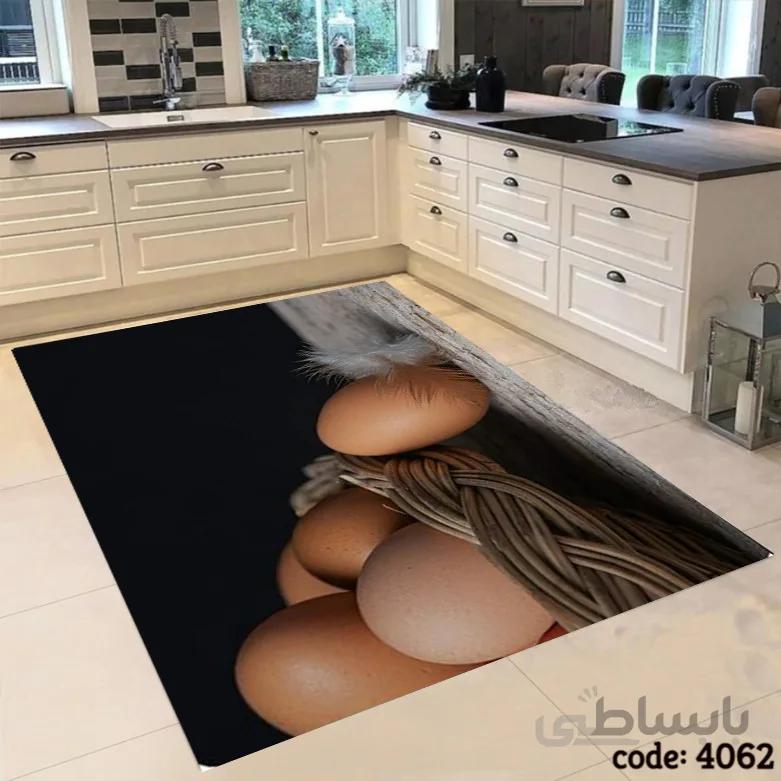 فرشینه اشپزخانه طرح تخم مرغ 4062