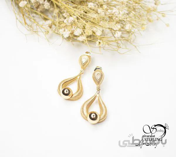 گوشواره آویز اشکی برند ژوپینگ