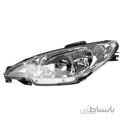 طلق چراغ جلو 206 سمت راننده - شرکتی