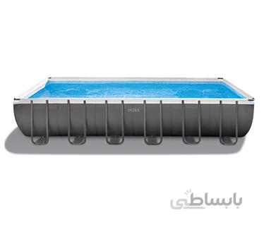 استخر پیش ساخته جدید اینتکس مدل سازه ای فریمی سایز 132*366*732