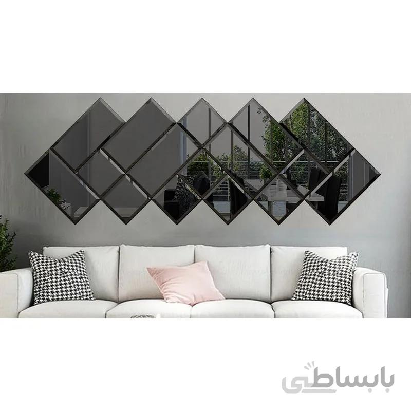 آینه دکوراتیو تجسم مدل SHAFAGH06-L