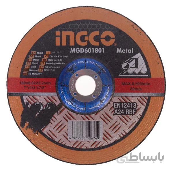 سنگ ساب اینکو مدل MGD601801 سایز 22.2×6×180 میلی متر